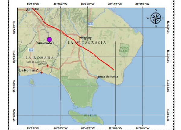 Sismo de 4.6 localizado en la Provincia de Altagracia