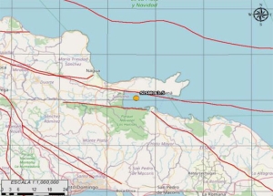Sismo de 3.5 Ubicado en la Bahía de Samaná.