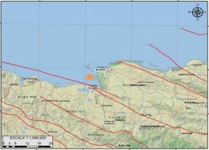 Sismo 3.9 Ubicado al NE de Pepillo Salcedo, Monte Cristi